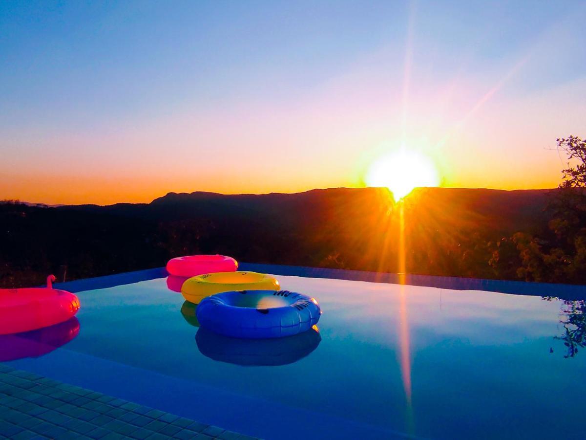 Casa De Maitreya - Piscina, Ar Condicionado Hotell Alto Paraíso de Goiás Exteriör bild