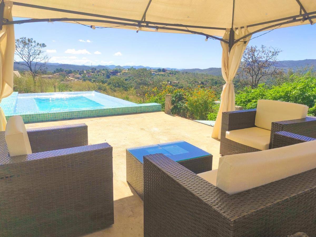 Casa De Maitreya - Piscina, Ar Condicionado Hotell Alto Paraíso de Goiás Exteriör bild